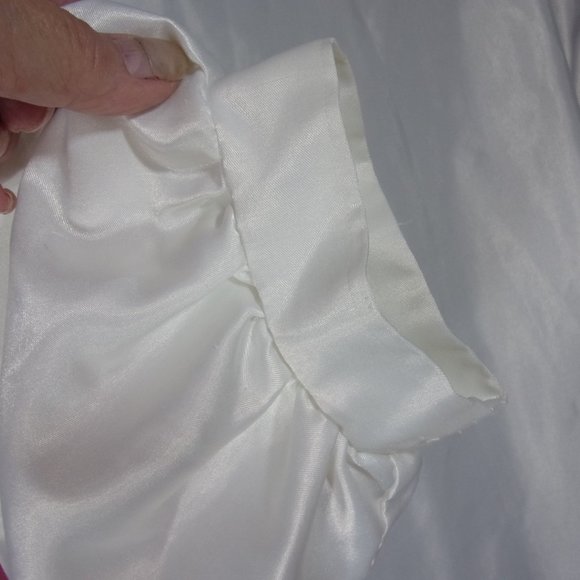 Aria Nightgown Long Satin Brushed Lined Size M - Picture 5 of 5